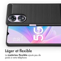 imoshion Coque Brushed Oppo A58 - Noir