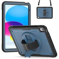 Accezz Coque arrière Defender XT Apple iPad 11 (2025) 11 pouces A16 / iPad 10 (2022) 10.9 pouces - Bleu