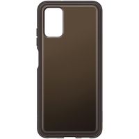 Samsung Original Coque Silicone Clear Galaxy A03s - Noir