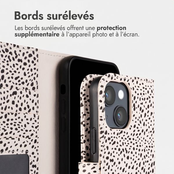 imoshion Étui de télephone portefeuille Design Apple iPhone 14 - Desert Dots