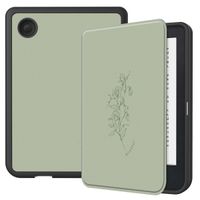 imoshion Étui á rabat Kobo Clara 2E / Tolino Shine 4 - Floral Green