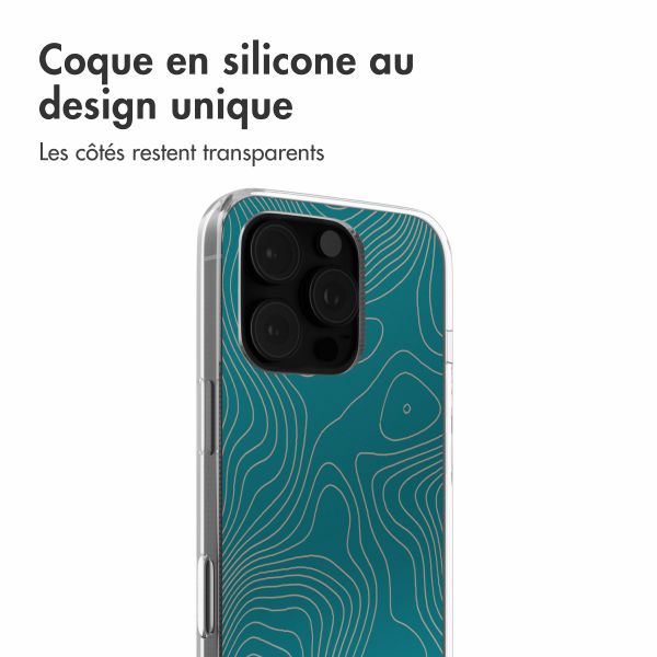 imoshion Coque Design iPhone 16 Pro - Topo Turquoise