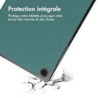 imoshion Coque tablette Trifold Samsung Galaxy Tab A9 Plus - Vert foncé