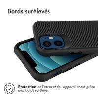imoshion Coque Rugged Hybrid Carbon Apple iPhone 12 Mini - Noir