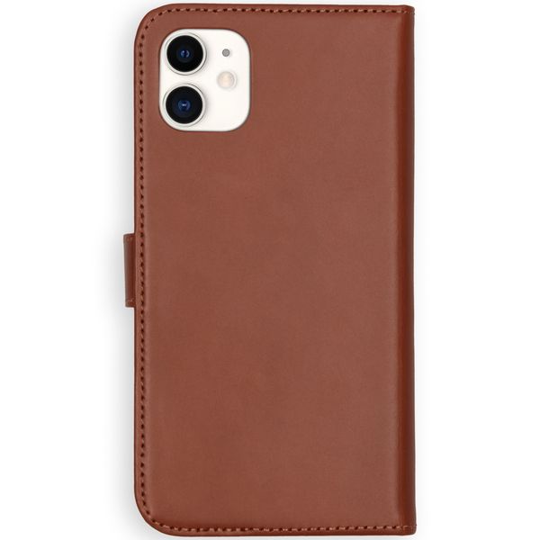 Selencia Étui portefeuille en cuir véritable Apple iPhone 11 - Marron clair