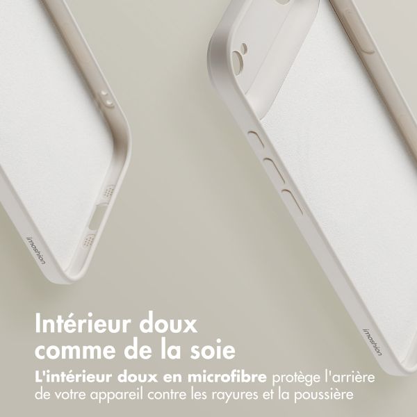 imoshion Coque Couleur avec MagSafe Apple iPhone Air - Beige