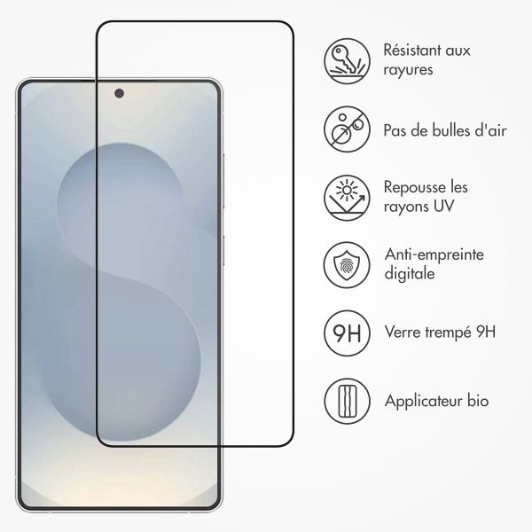 Accezz Protection d'écran en verre trempé avec applicateur Samsung Galaxy S25 Edge
