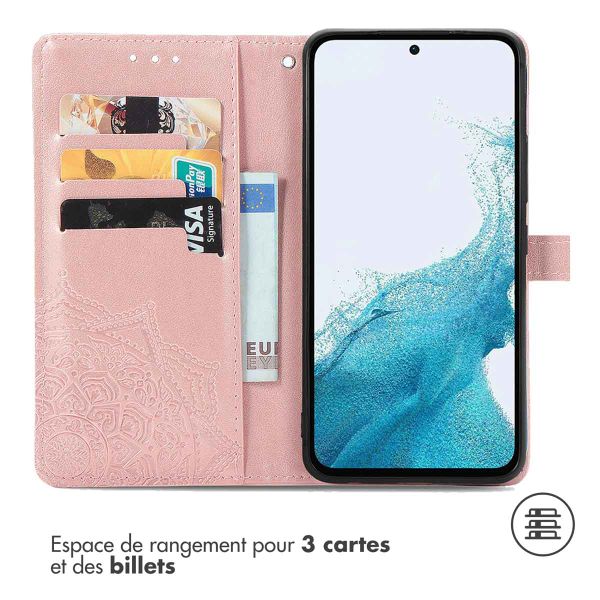 imoshion Etui de télephone Mandala Samsung Galaxy A56 - Rose Doré