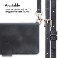 imoshion Etui de télephone portefeuille avec cordon Samsung Galaxy S22 - Noir