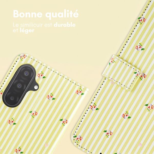 imoshion Étui de télephone portefeuille Design Samsung Galaxy A17 (5G) / (4G) - Garden Stripes