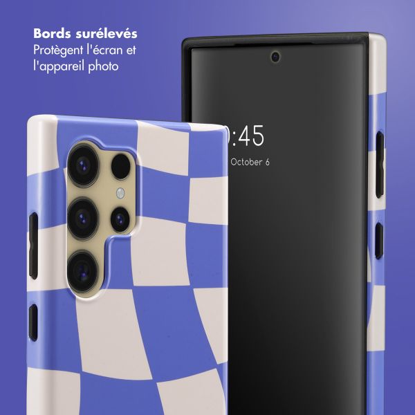 Selencia Coque arrière Vivid Samsung Galaxy S24 Ultra - Groovy Sapphire Blue