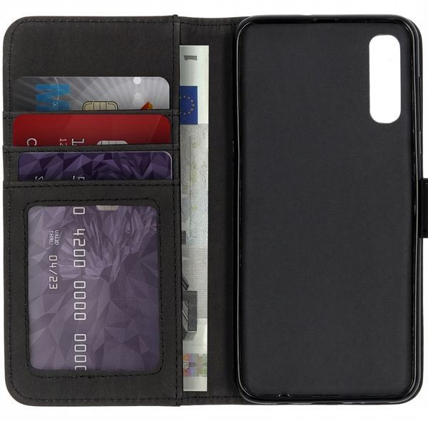 imoshion Étui de télephone portefeuille de luxe Samsung Galaxy A50 / A30s - Noir