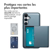 imoshion Coque arrière avec porte-cartes Samsung Galaxy S25 Plus - Bleu foncé