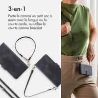 imoshion Etui de télephone portefeuille avec cordon Samsung Galaxy S24 FE - Noir