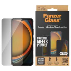 PanzerGlass Protection d'écran Privacy Ultra-Wide Fit Anti-bactérienne avec applicateur Samsung Galaxy Xcover 7 / 6 Pro