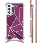 imoshion Coque Design avec cordon Samsung Galaxy S21 FE - Bordeaux Graphic