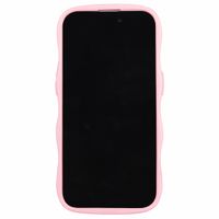Holdit Coque Wavy Apple iPhone 15 Pro Max - Transparent / Pink
