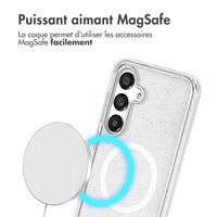 imoshion Coque Pailletée avec MagSafe Samsung Galaxy S24 - Paillettes Transparent