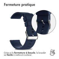 imoshion Bracelet en silicone - Connexion universelle de 20 mm - Bleu foncé