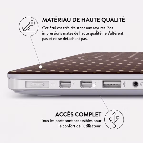 Burga Coque Rigide Apple MacBook Pro 16 pouces (2021 / 2023 M3 / 2024 M4 / 2026 M5) - Sorry Busy