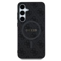 Guess Coque MagSafe Classic avec logo 4G Samsung Galaxy S25 Plus - Noir