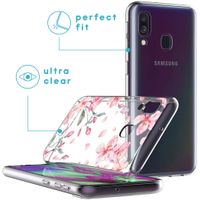 imoshion Coque Design Samsung Galaxy A40 - Fleur - Rose