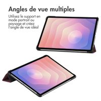imoshion Coque tablette Trifold Samsung Galaxy Tab S11 - Bordeaux