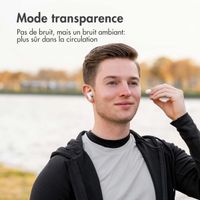 imoshion ﻿Écouteurs Aura Pro - Écouteurs sans fil - Écouteurs sans fil Bluetooth - Avec fonction de réduction du bruit ANC - Blanc