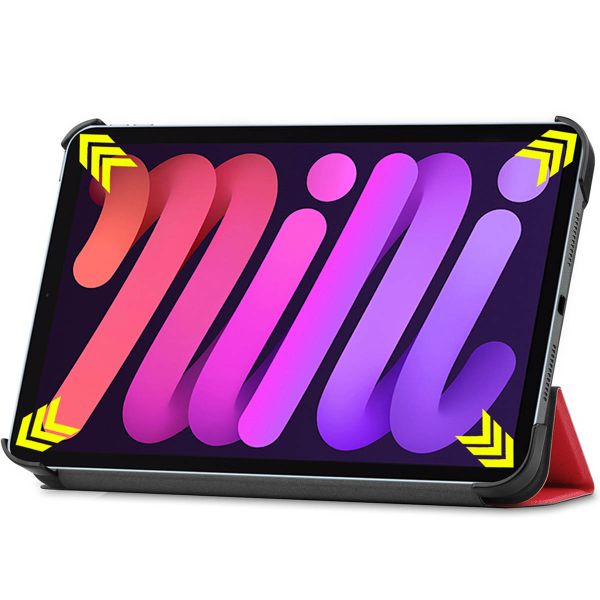 imoshion Coque tablette Trifold iPad Mini 7 (2024) / iPad Mini 6 (2021) - Rouge