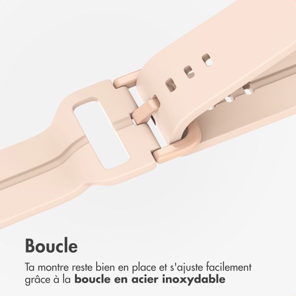 imoshion Bracelet en silicone Samsung Galaxy Watch 7 (40 & 44mm) / Watch 6 (Classic) / 5 40mm & 44mm / 5 Pro / Watch 4 (Classic) / Watch FE - Rose