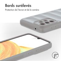 imoshion Coque arrière EasyGrip Samsung Galaxy A33 - Gris