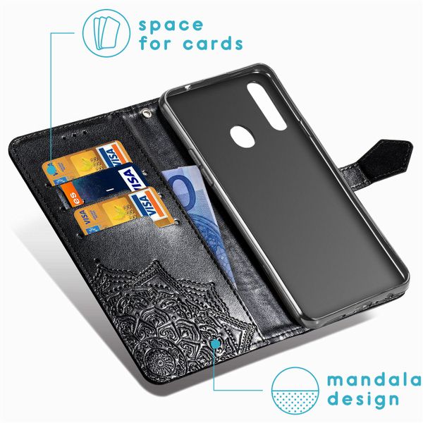 imoshion Etui de télephone Mandala Samsung Galaxy A20s - Noir
