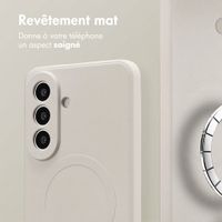 imoshion Coque Couleur avec MagSafe Samsung Galaxy A57 (5G) - Beige