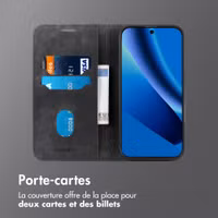 imoshion Étui de téléphone portefeuille Slim Google Pixel 10a - Noir