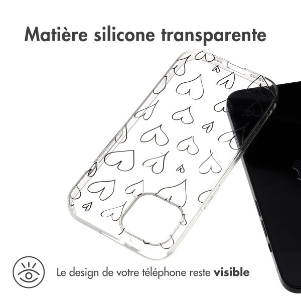 imoshion Coque Design iPhone 15 - Hearts