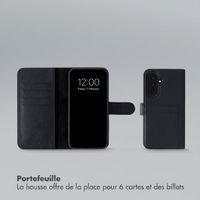 Selencia Étui portefeuille amovible Olyn avec MagSafe Samsung Galaxy A37 (5G) - Noir