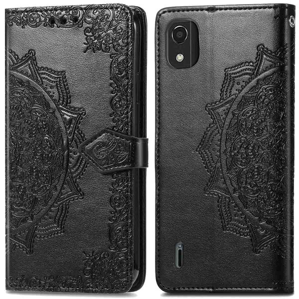 imoshion Etui de téléphone portefeuille Mandala Nokia C2 2nd Edition - Noir