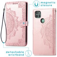 imoshion Etui de téléphone portefeuille Mandala Moto G9 Power