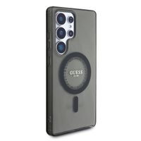 Guess Coque MagSafe IML avec strass Samsung Galaxy S25 Ultra - Noir