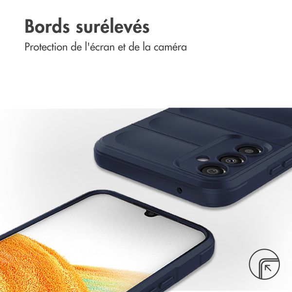 imoshion Coque arrière EasyGrip Samsung Galaxy A34 (5G) - Bleu foncé