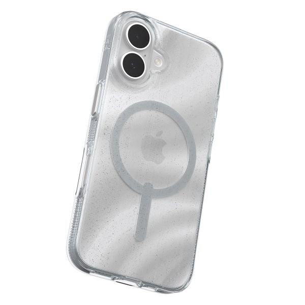 ZAGG Coque Milan Snap avec MagSafe iPhone 16 - Swirl Glitter