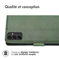 imoshion Étui de téléphone portefeuille Luxe Samsung Galaxy A14 (5G/4G) - Vert