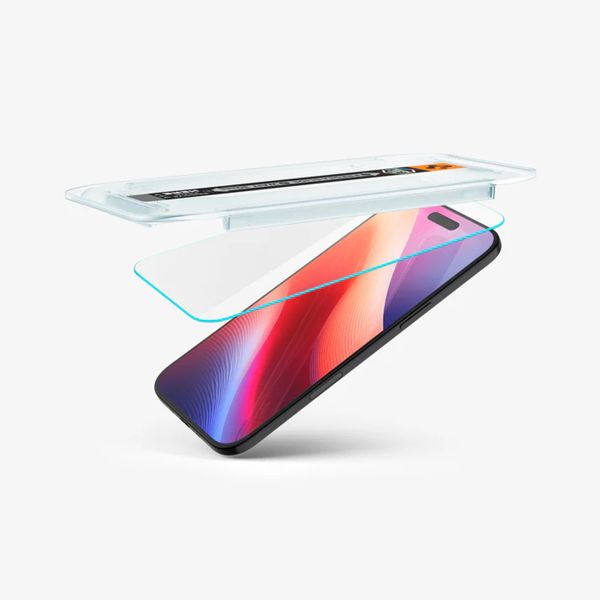 Spigen Protection d'écran en verre trempé GLAStR Fit 2 Paquets + Applicator Apple iPhone Air