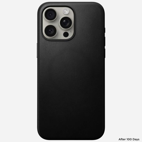 Nomad Coque Modern Leather iPhone 15 Pro Max - Noir