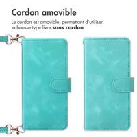 imoshion Etui de téléphone portefeuille avec cordon Samsung Galaxy S23 - Turquoise