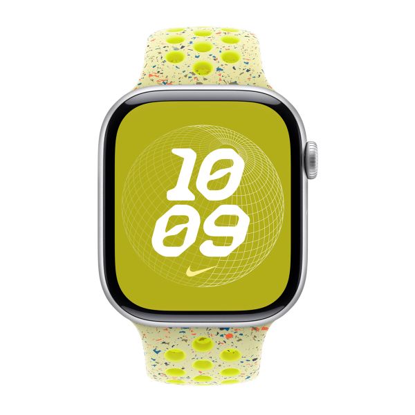 Apple Bracelet Nike Sport Apple Watch Series 1 t/m 11 / SE / Ultra (44/45/46/49 mm) - Taille S/M - Volt Splash