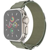 imoshion Bracelet en nylon Alpine Apple Watch Series 1 á 10 / SE / Ultra (2) (44/45/46/49 mm) - Olive