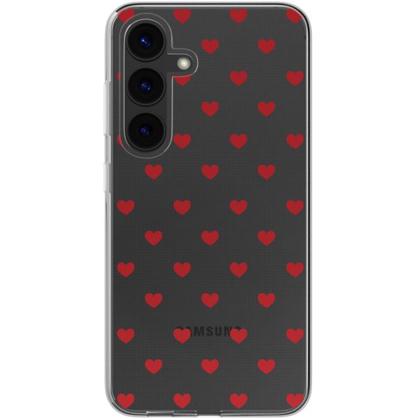 imoshion Coque Design Samsung Galaxy S24 - Red Hearts