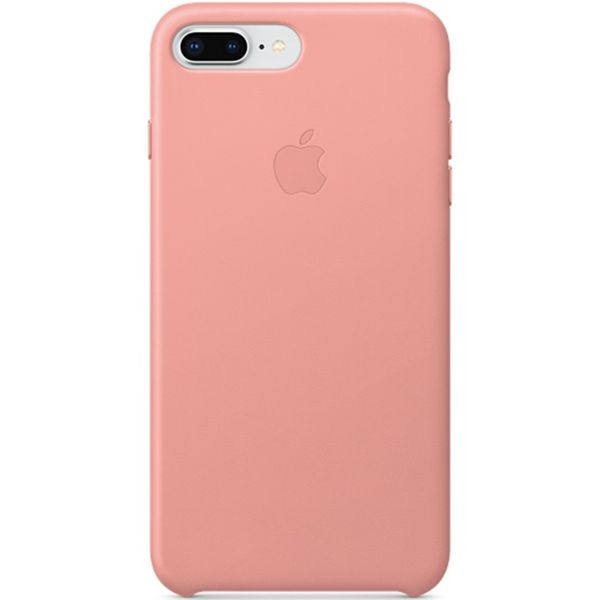 Apple Coque Leather iPhone 8 Plus / 7 Plus - Soft Pink