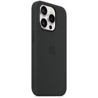 Apple Coque en silicone MagSafe iPhone 15 Pro - Black